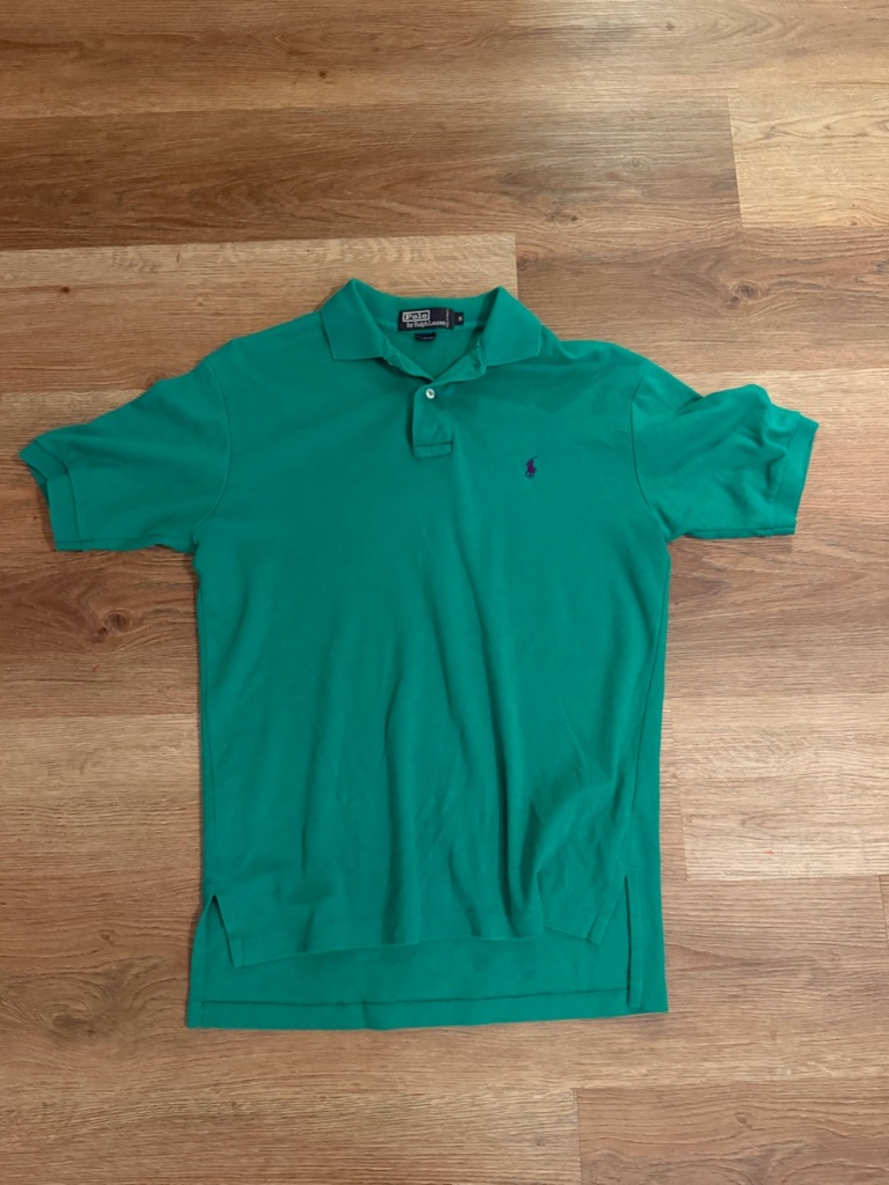 Ralph Lauren Teal Green Polo with Embroidered Pony